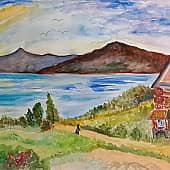 Воспоминание о летних днях на Ангаре