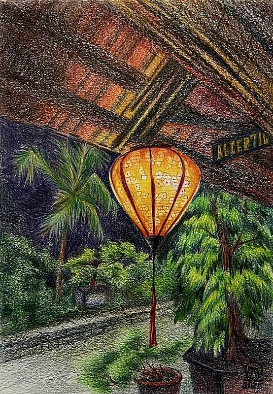 Фукуок. Вьетнамский фонарь. Скетч.