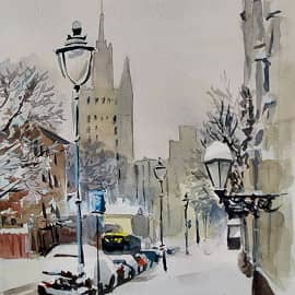 Снежная Москва