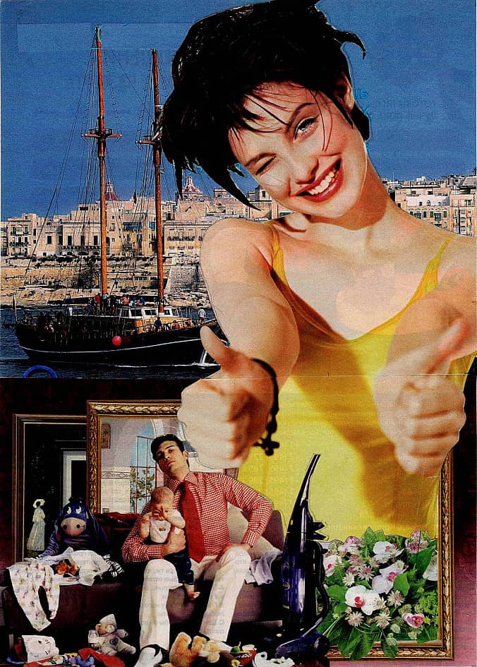 Солнце, море, Мальта. Коллаж.