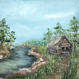 Изба у реки