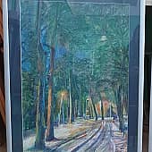 Вечерний сосняк (1), художник Елена Наумова