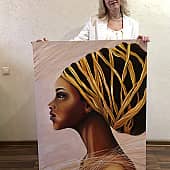 Африканка (3), художник Чернова Ольга