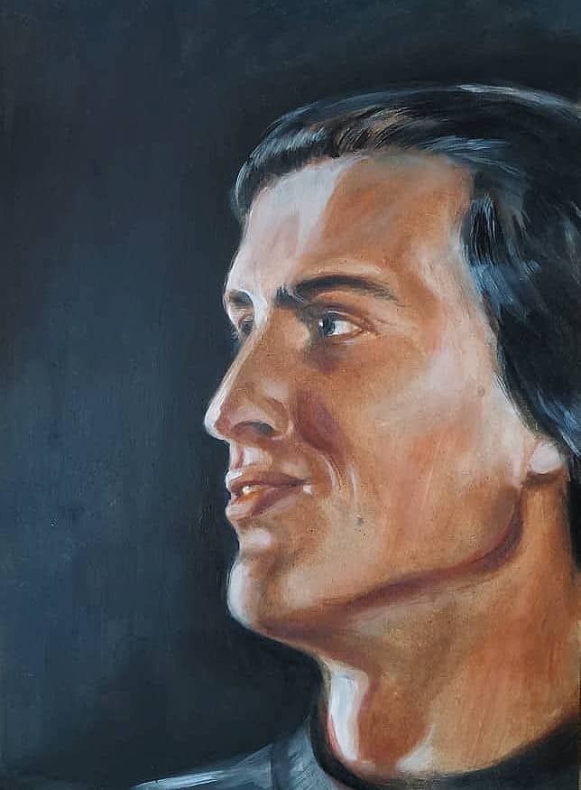 мужской портрет, этюд2