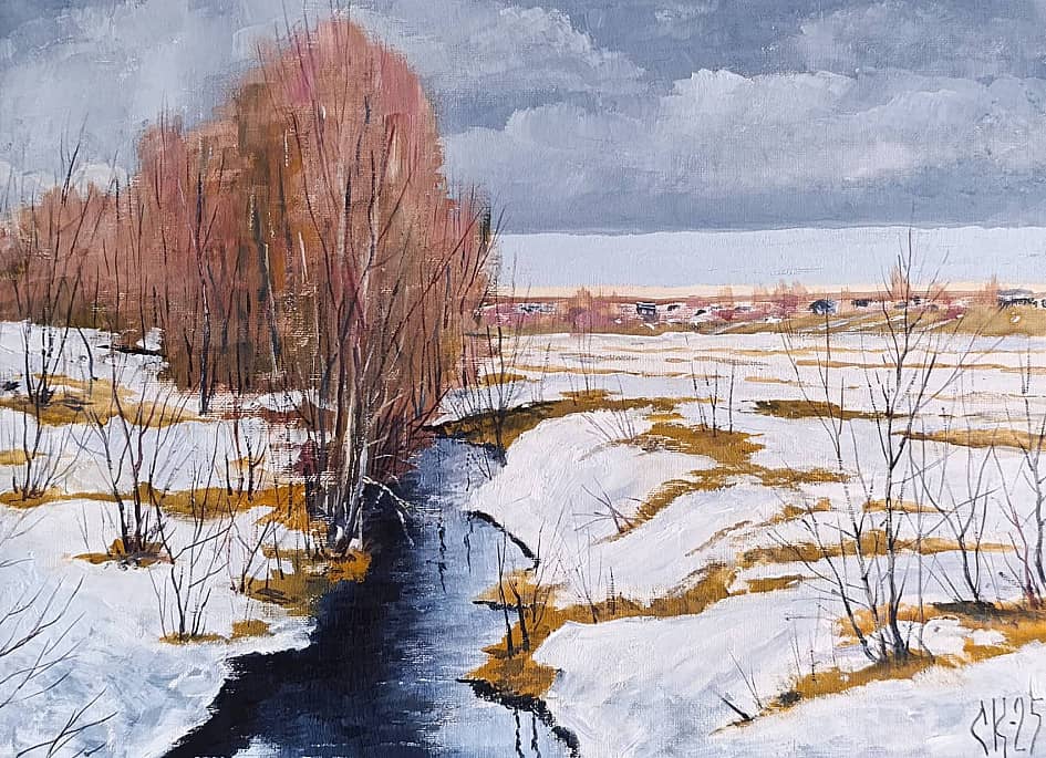 Вешние воды. Пленэр.