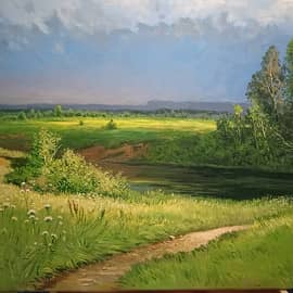 По мотивам Шишкина "Перед грозой"