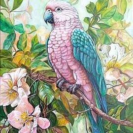 Попугай на ветке