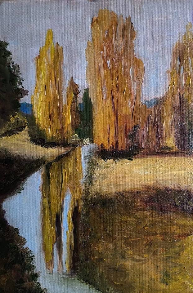 Осень. Этюд.