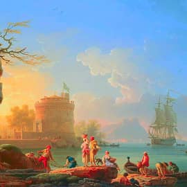 Морской пейзаж.