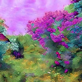 куст сирени