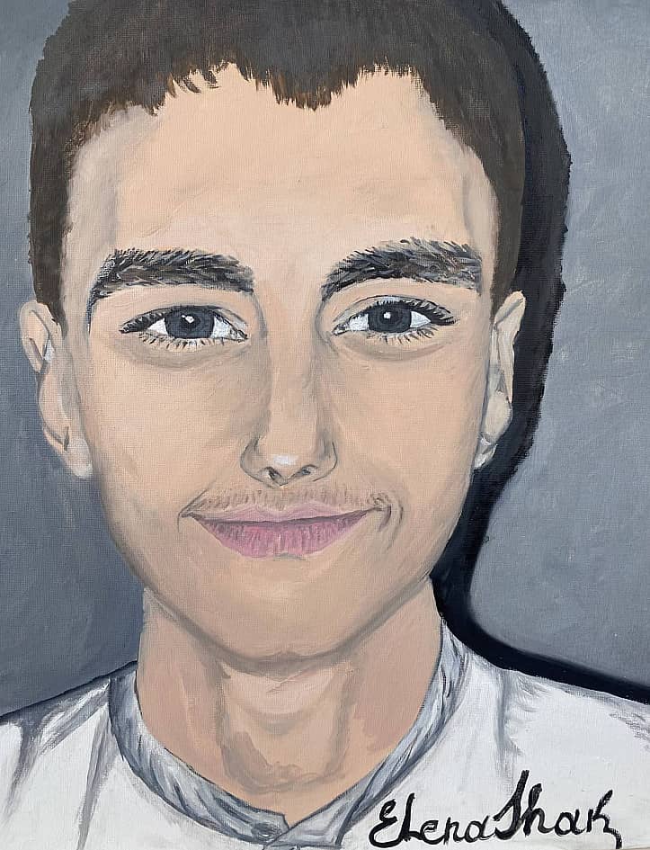 Старший внук Виктор 15 лет