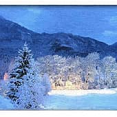 Озеро зимой. (1), художник Alex-08