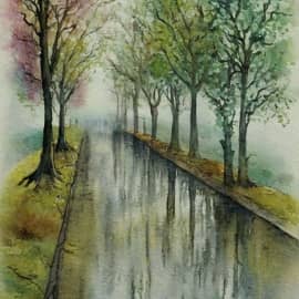 Картина "Пасмурный день"