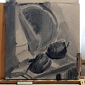 Этюд два перца (2), художник Татьяна Радович