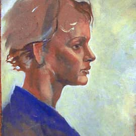 натурщица. этюд