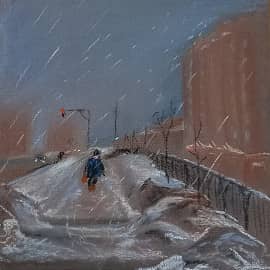 А снег идёт