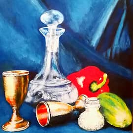 Натюрморт с перцем.