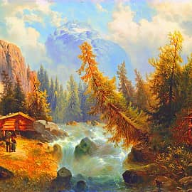 Горная река.