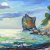 Каменный "Парус" в в Просковеевке. Пленэр ZhNataly