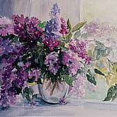 Сирень., художник Юлия