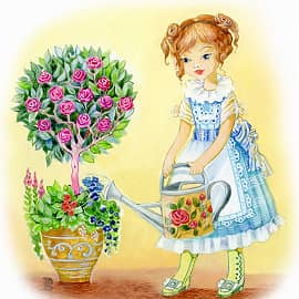 Маленькая садовница