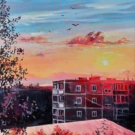 Горящий вечер