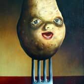 Картофельный эльф (Сварят или поджарят?)  The Potato Elf (Weld or fry?), художник Владимир Абаимов
