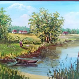 Деревенский пейзаж 4