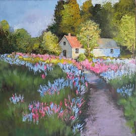 Картина по мастер-классу Сахарова И. "Весна"