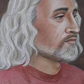 Портрет седого мужчины