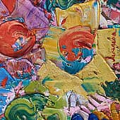 Картина Яркие цветы и жизненная сила Абстракция Екатерина Лебедева художник (7), художник Екатерина Лебедева