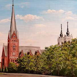 На церковной горке