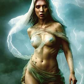 иллюстрация к стиху " Моргана"(цикл стихов поцелуй феи) автор Anna-imya