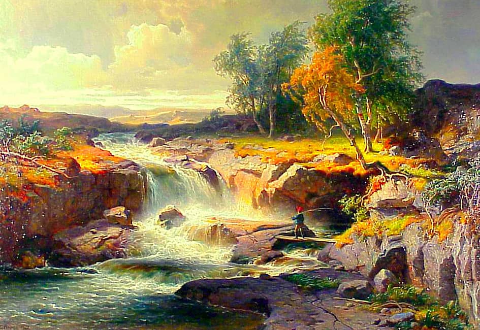 Водопад.
