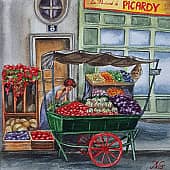 Овощная лавка мадам Жюст на улице Мортир