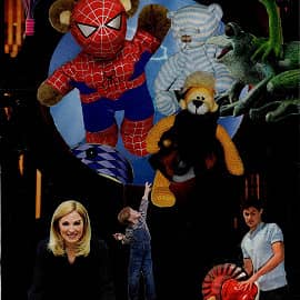 Три медведя. Коллаж.