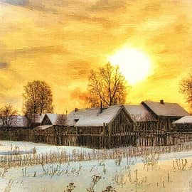 за околицей