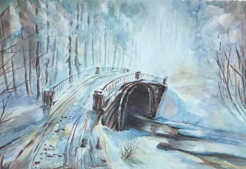 Первый снег.