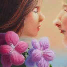 Картина "Первый поцелуй"