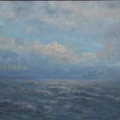 Облачко над морем. Пленэрная живопись  ZhNataly, 30х40, холстмасло, Таганрог
