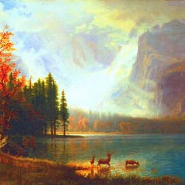 свободная копия картины Алберта Бирштадт