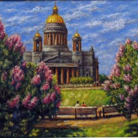 Исаакий, сирень.