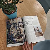 Картина Мыслитель Портрет мужчины живопись Екатерина Лебедева художник (6), художник Екатерина Лебедева