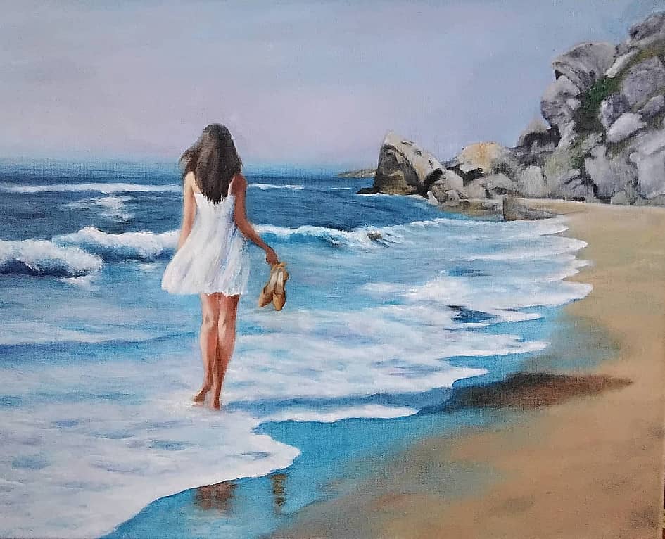 Девушка и море