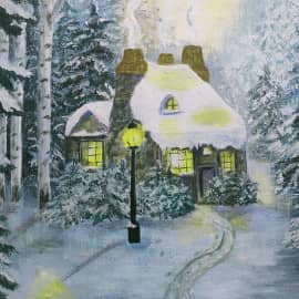 Домик в лесу.