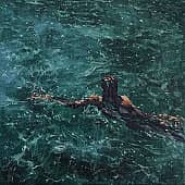 В воде