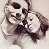 Семейный портрет, художник Артём (Artevgen_art)