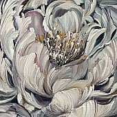 Заснеженные пионы (1), художник Чернова Ольга