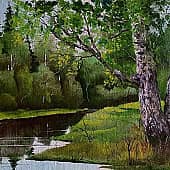 Березовый этюд