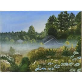 Туманное утро.